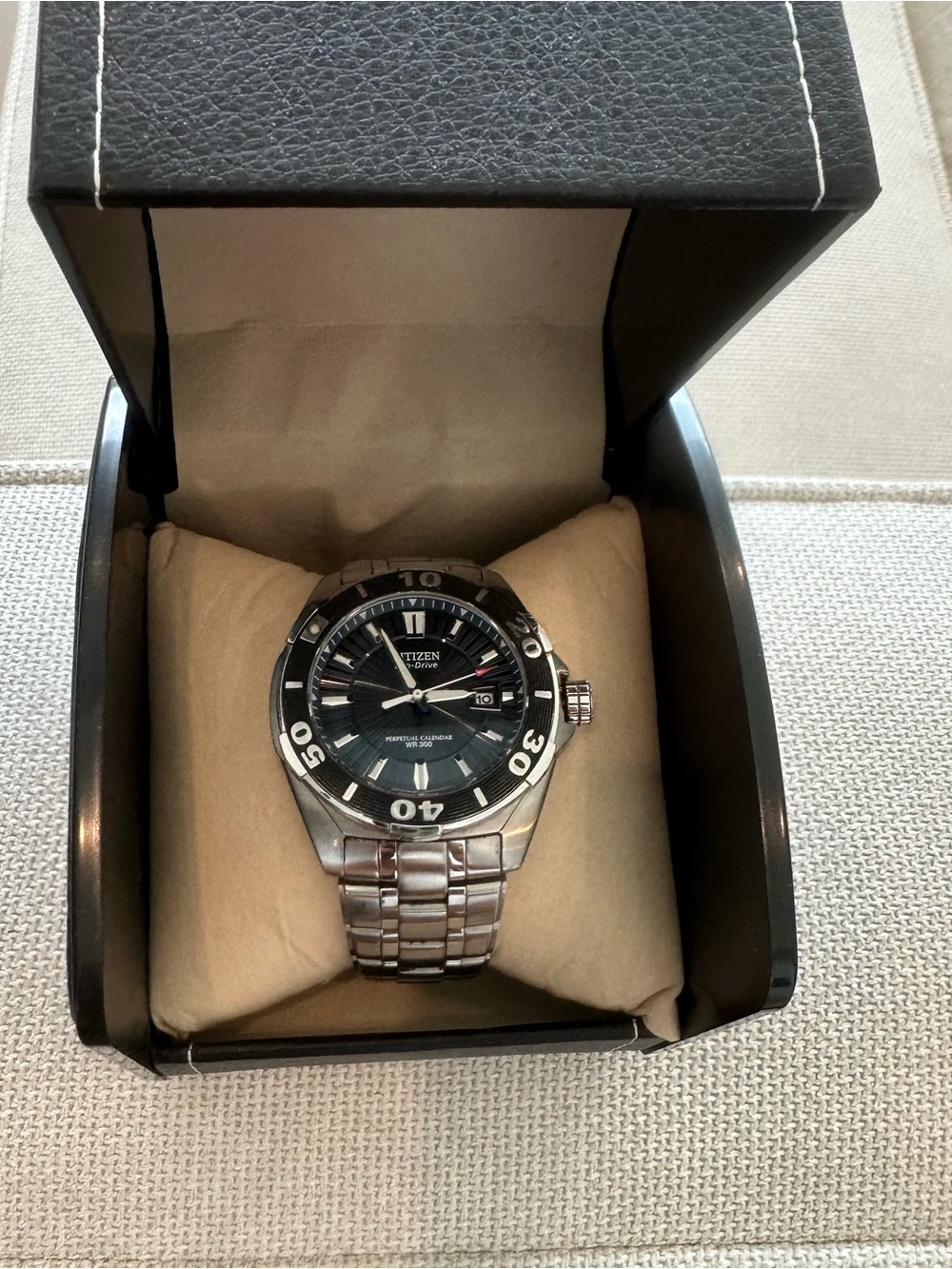 Citizen Men’s Stainless Steel Watch - Black Dial